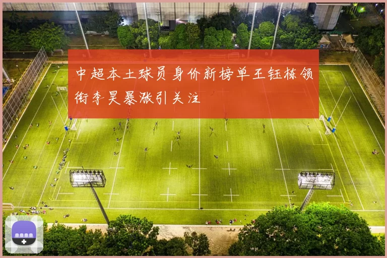 中超本土球员身价新榜单王钰栋领衔李昊暴涨引关注